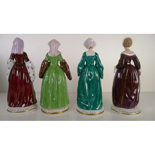 455 - A set of 7 figurines of Henry VIII and his six wives