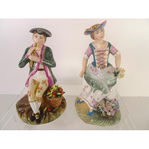 442 - A pair of Royal Crown Derby figures 