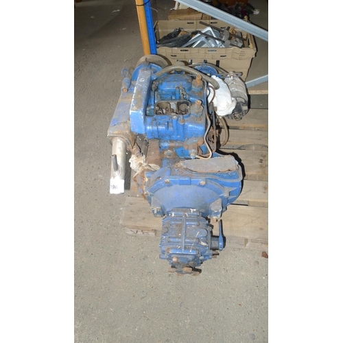 196 - 1 Petter twin diesel boat engine (req. attention dropped one valve) but gear box good.