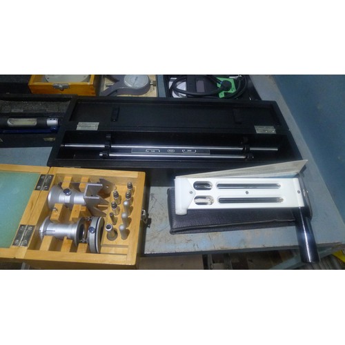 80 - 1 box containing a quantity of various inspection equipment