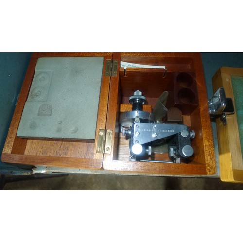 80 - 1 box containing a quantity of various inspection equipment