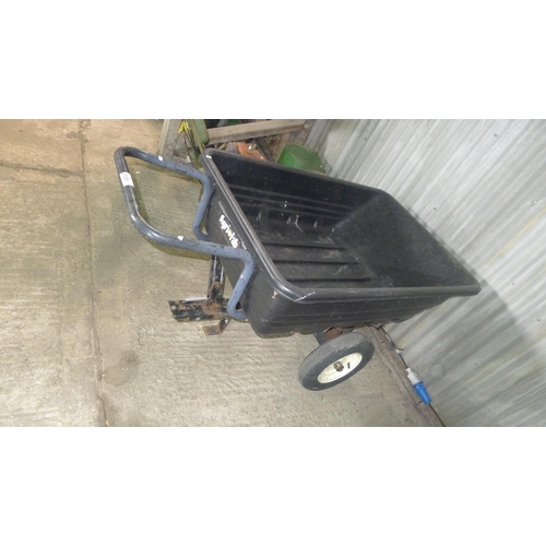 2129 - 1 Agri-Fab tipping Garden trailer, body size approx 122cm l x 82cm w x 30cm deep