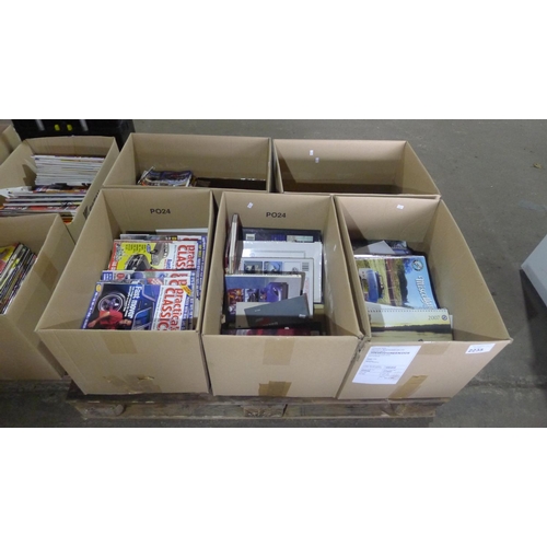 2235 - 5 boxes containing a large quantity of Practical Classics and other auto related magazines