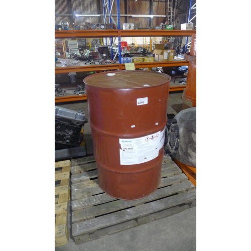 2246 - 1 x 200L metal drum of Koppers Protim 265 wood preservative - drum is sealed and please see data lab... 