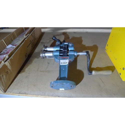 2268 - 1 bench mounted hand operated swaging machine by Orbit