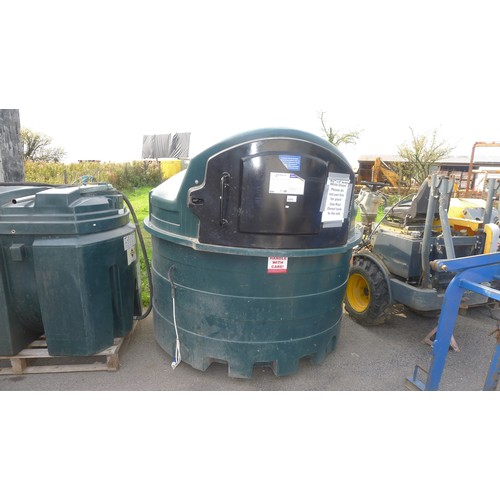 2363 - 1 Harlequin bunded fuel station type 2500FS, 2500L capacity, 240v, YOM 2019, with hose, dispensing n... 