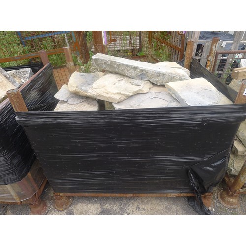 2381 - A quantity of vintage reclaimed stone - Stillage is not included