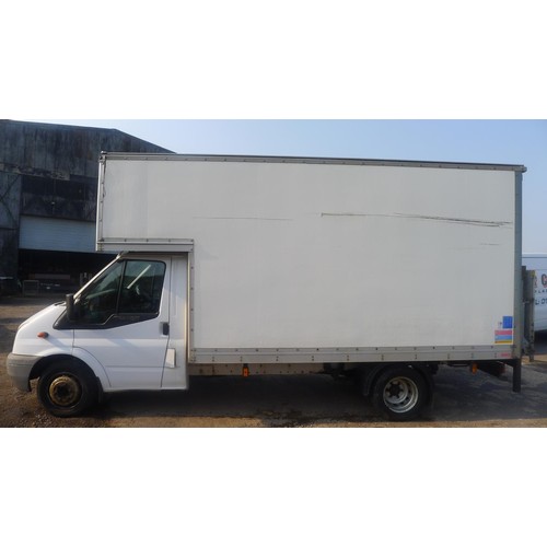 2401 - 1 Ford Transit115 T350L RWD Luton Reg WA09 BFJ 06 1st reg 06/03/2009, 6sp manual diesel, 2402cc, MoT... 