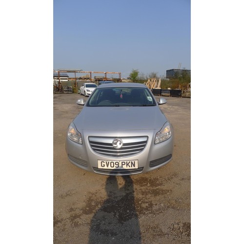 2407 - 1 Vauxhall Insignia Exclusiv, 4 dr Saloon,  Reg GV09 PKN 30/09/2009, 6 sp manual Petrol, 1796cc, MoT... 