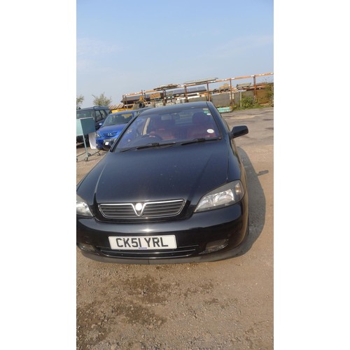 2411 - 1 Vauxhall Astra 16V Coupe Special eds 2.2l Reg CK51 YRL 24/01/2002, 2 dr petrol 2198cc, MoT to 28/0... 