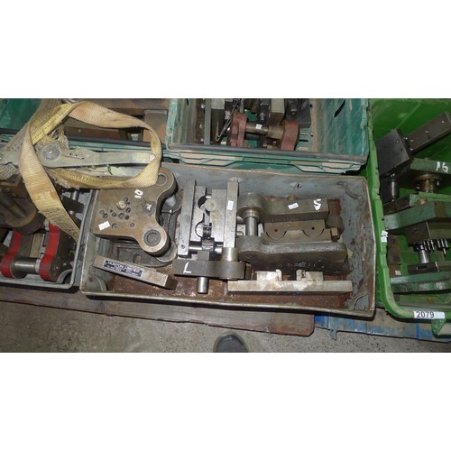 2079 - 2 pallets containing a quantity of various punch & other press tooling with various accessories. Not... 