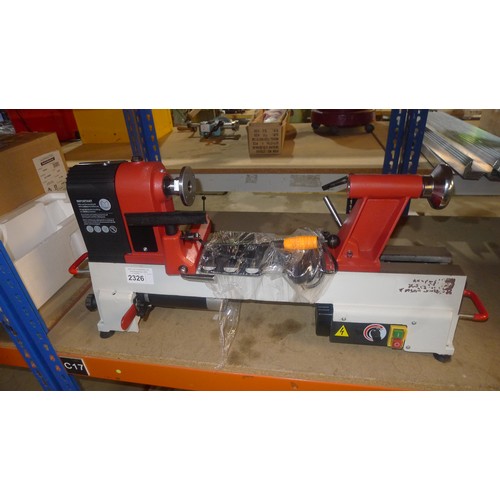 2326 - 1 bench top Craft variable speed wood turning lathe type AC305W, 240v RRP £399 (SP016350)