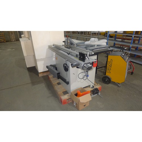 2332 - 1 Trade sliding bed panel saw type AT315PS/PS315, 240v (blue industrial plug), RRP £1709 (SP016480)