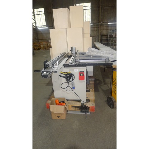 2332 - 1 Trade sliding bed panel saw type AT315PS/PS315, 240v (blue industrial plug), RRP £1709 (SP016480)