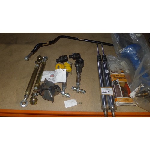 2207 - A quantity of various competition suspension parts believed to fit a Ford Escort