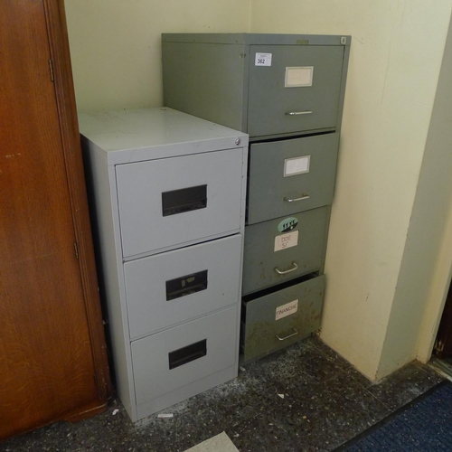 362 - 3 miscellaneous metal filing cabinets