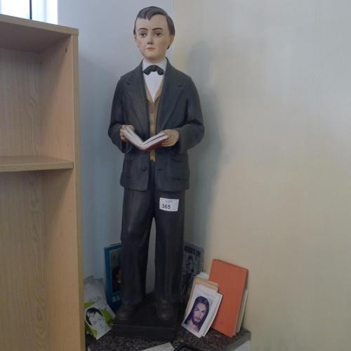 365 - A plaster statue of Saint Dominic Savio