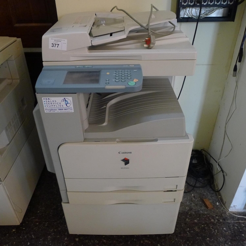 377 - A Canon IR2016i floorstanding photocopier