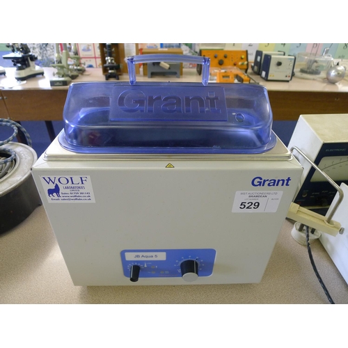 529 - 1 Grant bench top heated water bath type JB Aqua 5, 240v