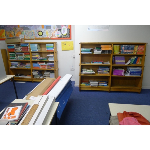 570 - All stationery and books remaining in this room including; files, exercise books and textbooks etc