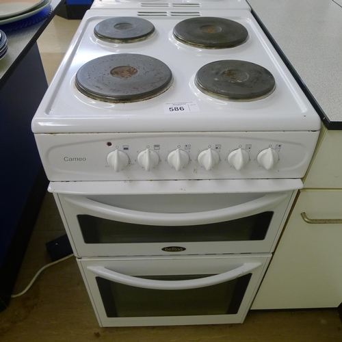 586 - A Belling cameo freestanding electric cooker