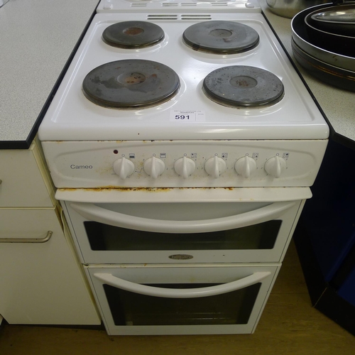 591 - A Belling cameo freestanding electric cooker