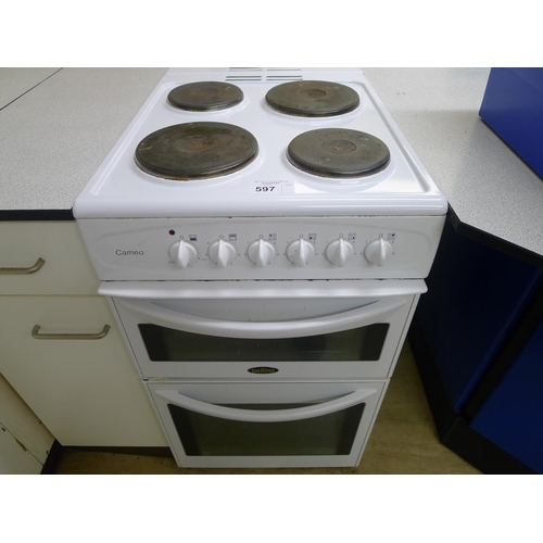 597 - A Belling cameo freestanding electric cooker