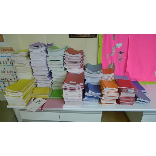 613 - A quantity of miscellaneous exercise books