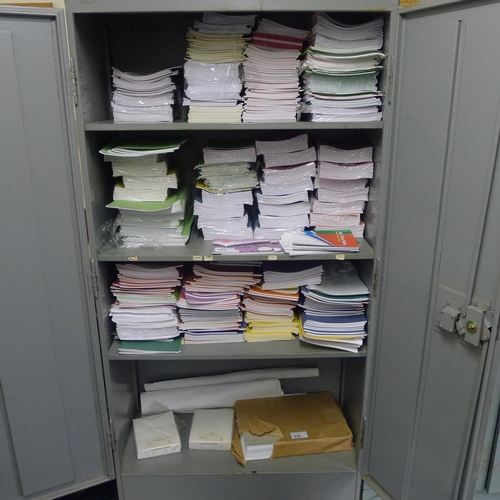 848 - A quantity of miscellaneous exercise books and stationery paper