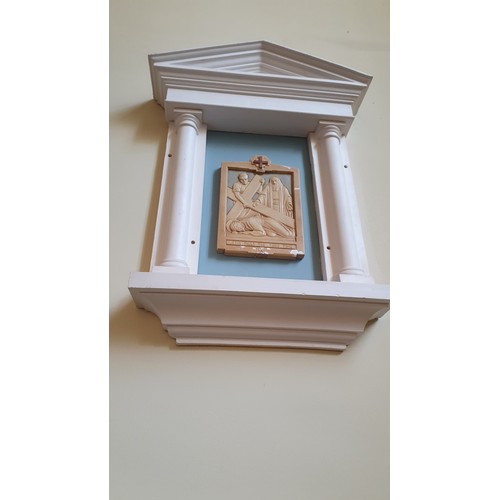 379 - 14 ecclesiastical wall mounted plaques 