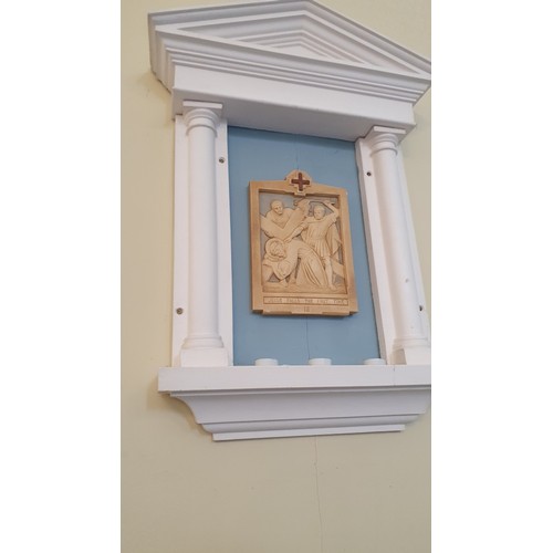 379 - 14 ecclesiastical wall mounted plaques 