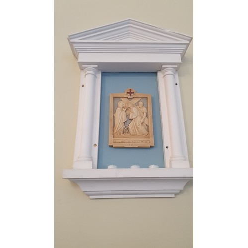 379 - 14 ecclesiastical wall mounted plaques 