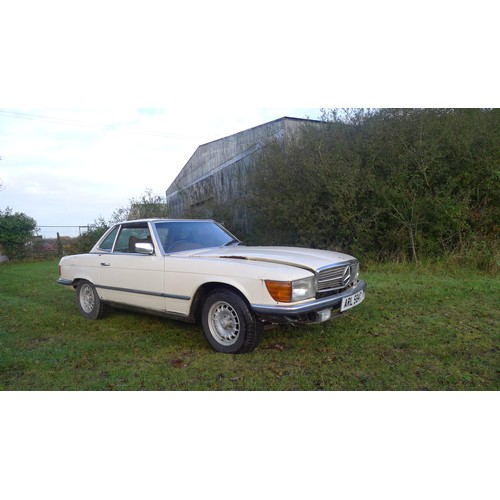 1001 - Mercedes 350 SL Auto 1979 Convertible with hard top. Petrol 3499cc. MoT & Tax exempt., dry stored si... 