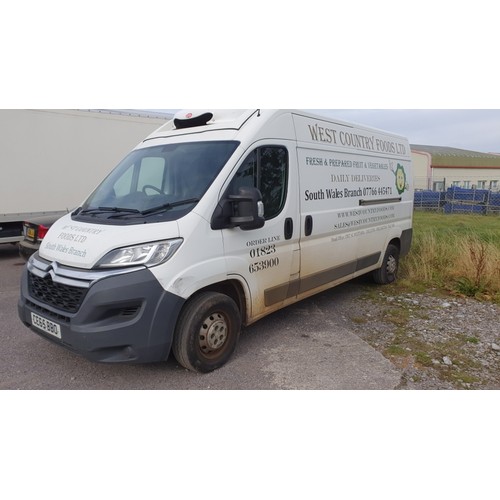 1008 - Citroen Relay 35L3H2 Enterprise 130ps  HDi Chiller van, Reg CE65 BBO, 1st Reg 07/10/2015, 2198cc 6sp... 