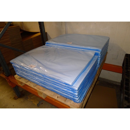 474 - 1 pallet containing 18 packs of silicone paper, each pack approx 75cm x 50cm (not known how many she... 