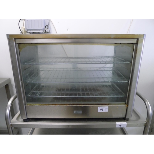 74 - 1 Lincat heated table top display cabinet type LPW-A003, 240v (Trade)