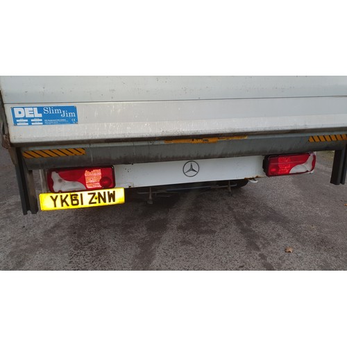 484 - Mercedes Sprinter 313 CDI  Luton Van, Reg: YK61 ZNW 1st Reg. 26/09/2011, White single wheel, 2143cc ... 