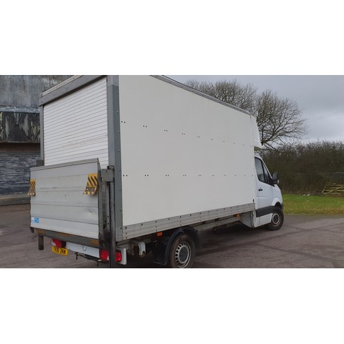 484 - Mercedes Sprinter 313 CDI  Luton Van, Reg: YK61 ZNW 1st Reg. 26/09/2011, White single wheel, 2143cc ... 