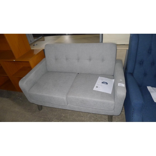 3491 - 1 Jean Grey upholstered two seater sofa RRP £269