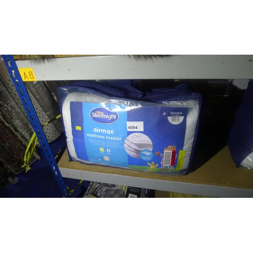 4094 - A Silent Night double airmax mattress topper
