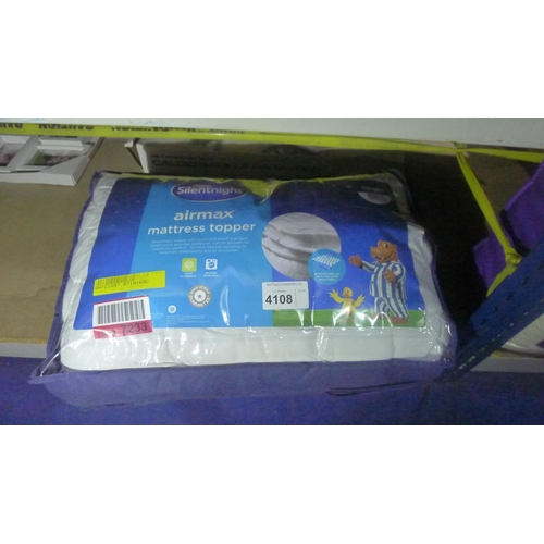 4108 - A silent night airmax single mattress topper