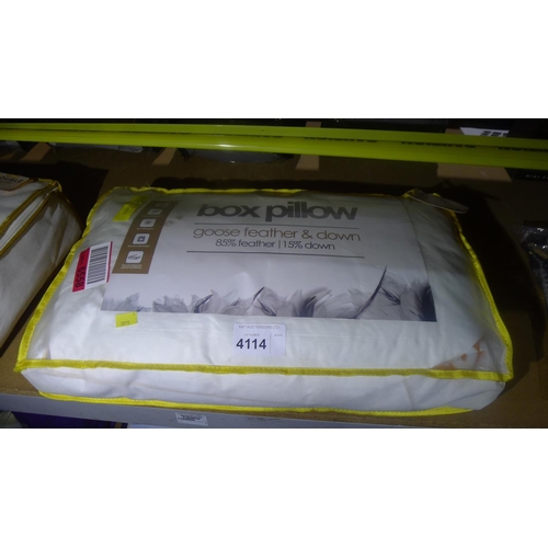 4114 - A goose feather and down pillow by Nights