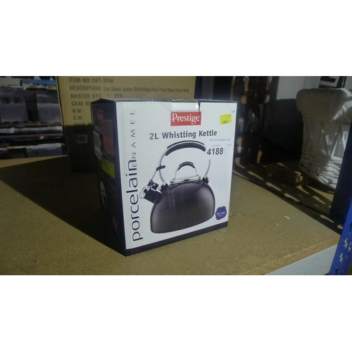 4188 - 1 Prestige stove top 2L whistling kettle