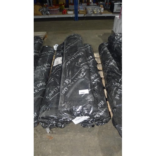 2608 - 3 rolls of Capitol Damp Proof Membrane (DPM) each roll approx 25m long x 4m wide, black 250mu, RRP r... 