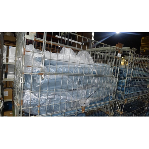 2631 - A quantity of approximately 25 sheets of blue damp proof membrane (DPM), each sheet has been cut fro... 