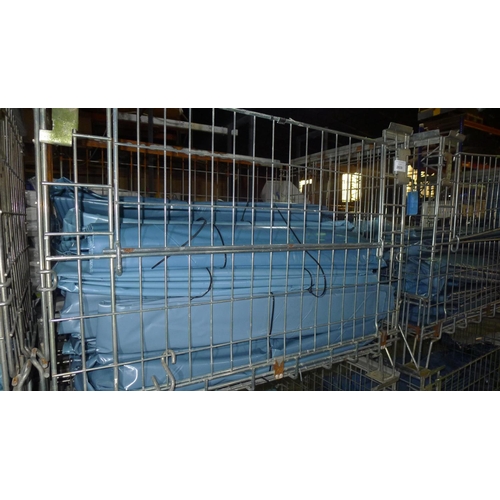 2639 - A quantity of approximately 25 sheets of blue damp proof membrane (DPM), each sheet has been cut fro... 