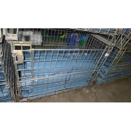 2640 - A quantity of approximately 25 sheets of blue damp proof membrane (DPM), each sheet has been cut fro... 