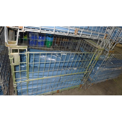 2642 - A quantity of approximately 25 sheets of blue damp proof membrane (DPM), each sheet has been cut fro... 