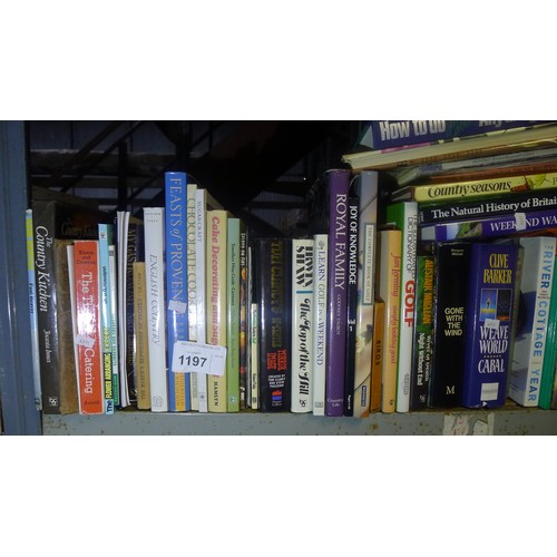 137 - A small quantity of various interesting books, contents of one shelf