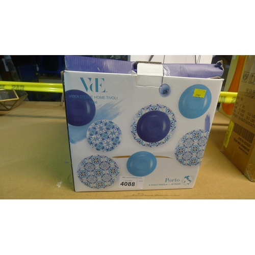 4088 - An 18 piece crockery set by Porto VDE boxed